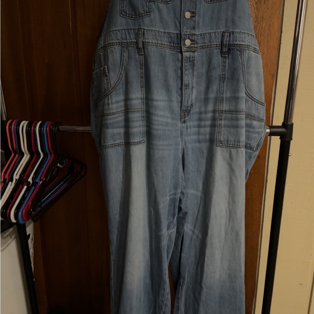 Torrid Blue Denim Women's Overalls - Picture 3 of 7